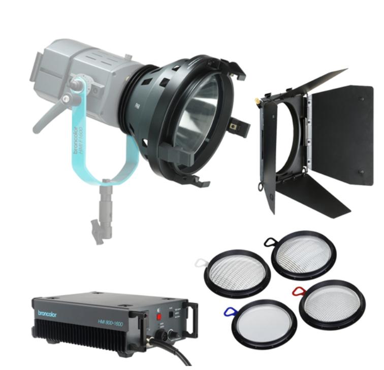 BRONCOLOR HMI 1600 PAR kit, TV, Hi-fi & Vidéo, Photo | Studio photo & Accessoires, Comme neuf, Lampe ou Kit de flash, Enlèvement