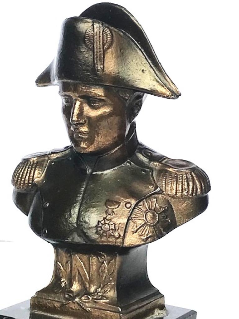 Napoleon Brons buste op marmeren sokkel✨😎💑🤗👌, Antiek en Kunst, Antiek | Brons en Koper, Brons, Ophalen of Verzenden