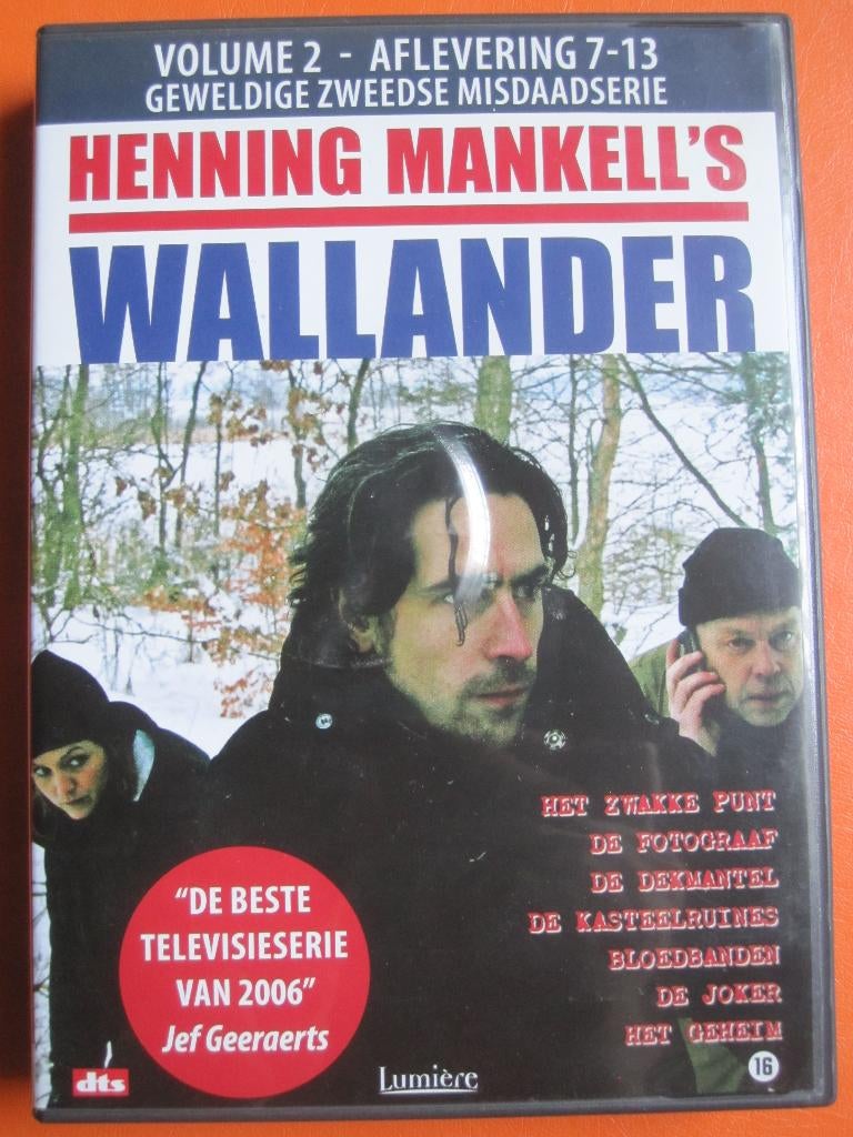 Wallander Volume 2 - Aflevering 7-13 (2005) 7 disc, Vanaf 16 jaar, Boxset, Ophalen of Verzenden, Zo goed als nieuw