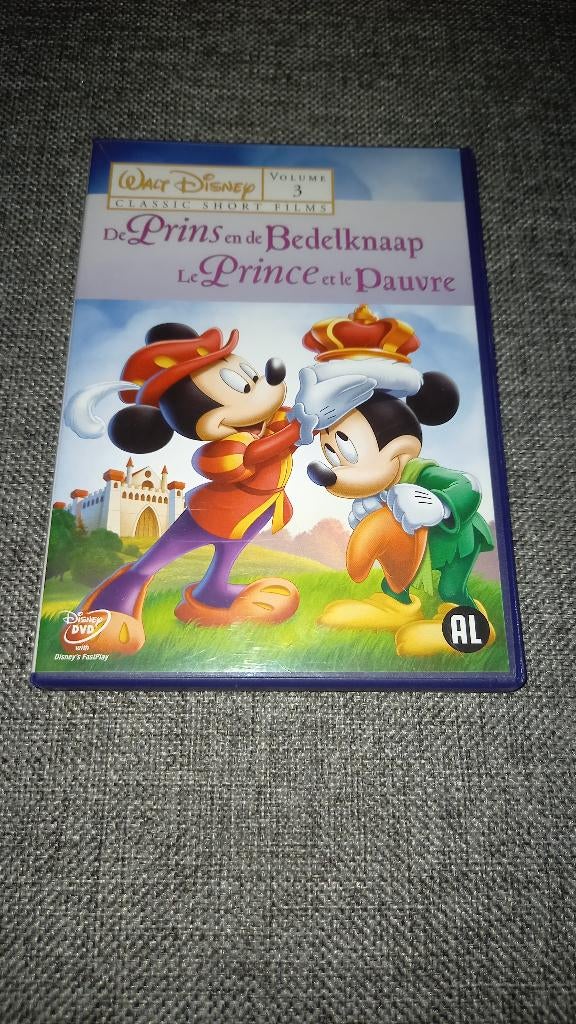 DVD Walt Disney classic short films, Cd's en Dvd's, Dvd's | Tekenfilms en Animatie, Gebruikt, Ophalen of Verzenden
