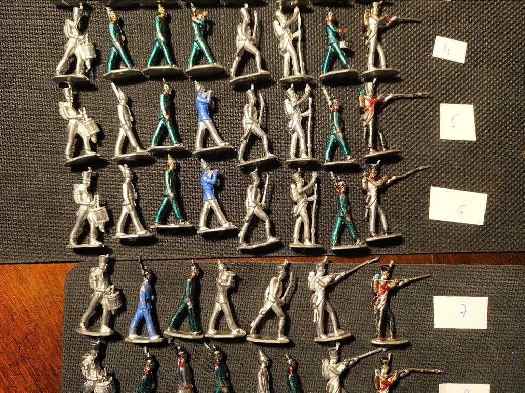 Soldats en étain d'époque des années 40-50, Enlèvement ou Envoi, Utilisé