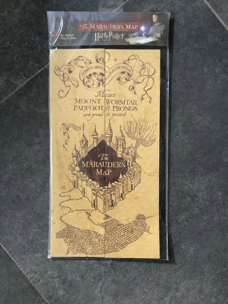 Carte du maraudeur édition noble collection, Verzamelen, Harry Potter, Ophalen of Verzenden, Nieuw, Overige typen