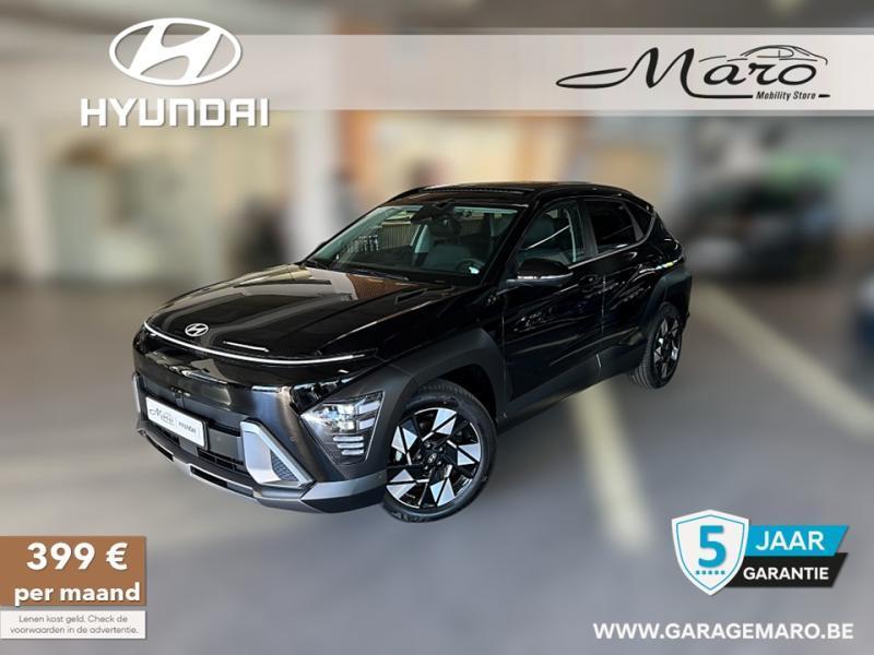 Hyundai Kona 1.6GDi HYBRIDE Shine Sensation | FULL OPTION!|, Automaat, 1580 cc, Overige brandstoffen, Zwart