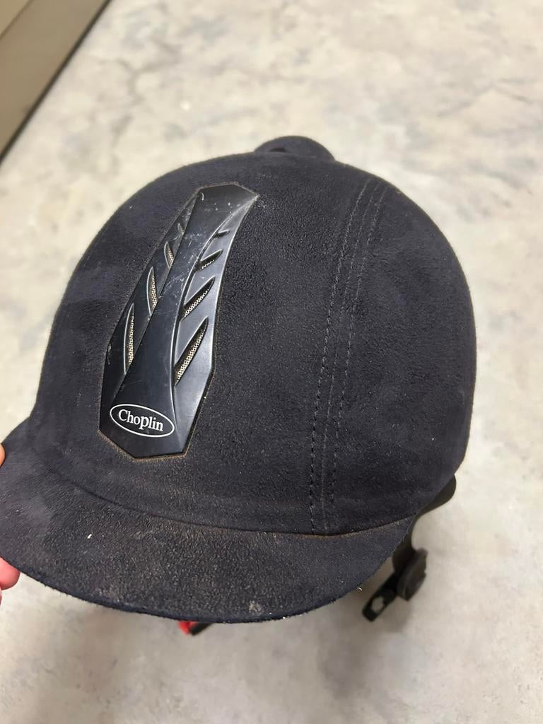 Helm Choplin paardrijden - maat 52-54, Ophalen of Verzenden, Gebruikt