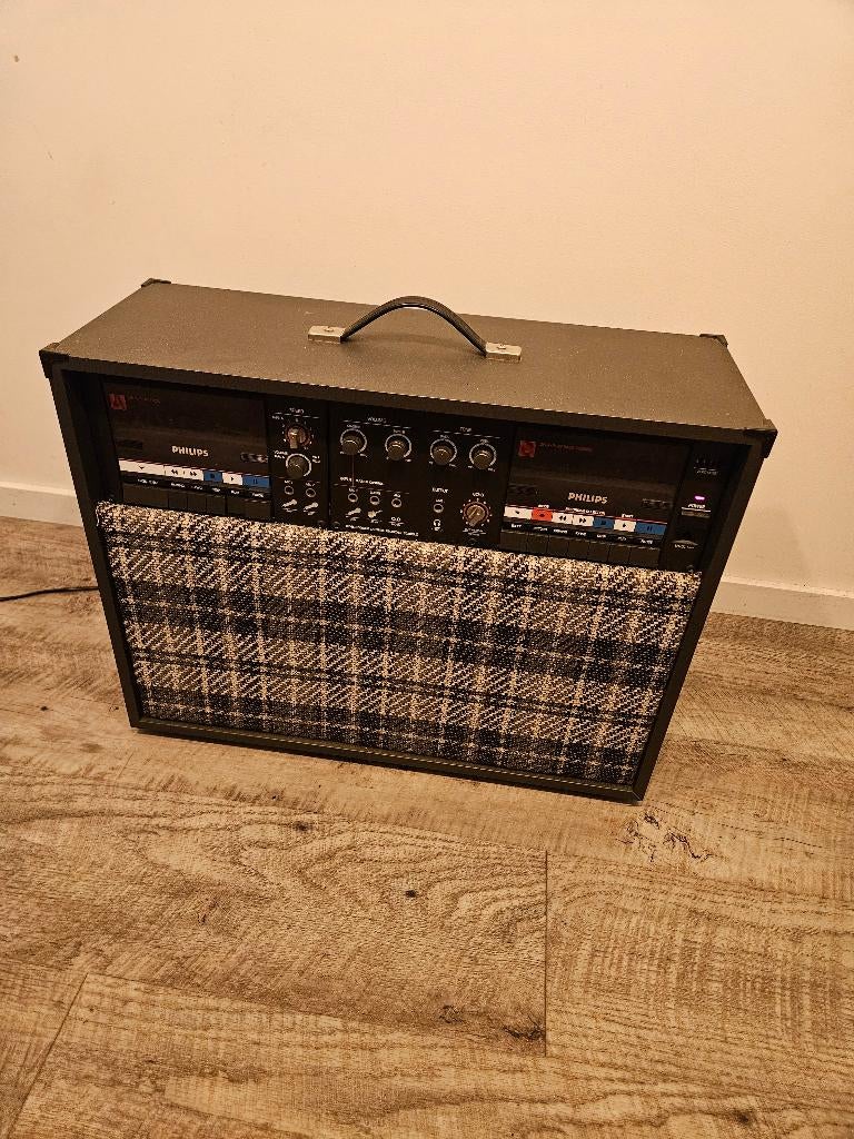 PHILIPS D6800 DOUBLE CASSETTE, Ophalen of Verzenden, Dubbel, Philips