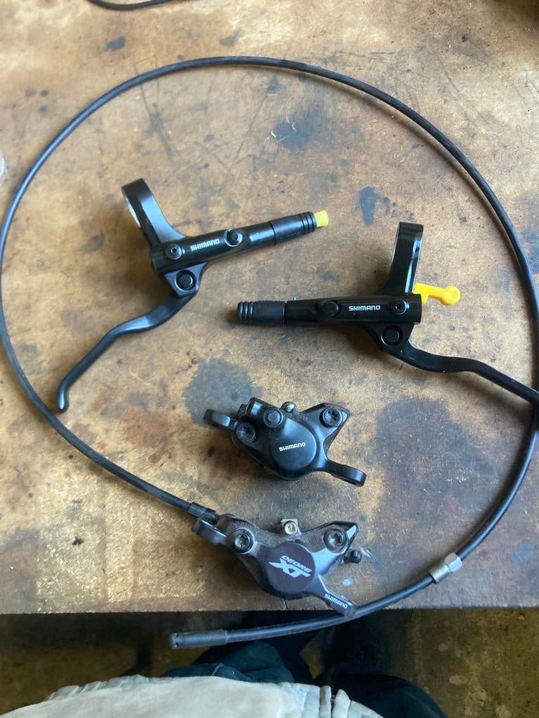 Shimano hydrolishe remmen, Fietsen en Brommers, Fietsonderdelen, Ophalen of Verzenden, Zo goed als nieuw