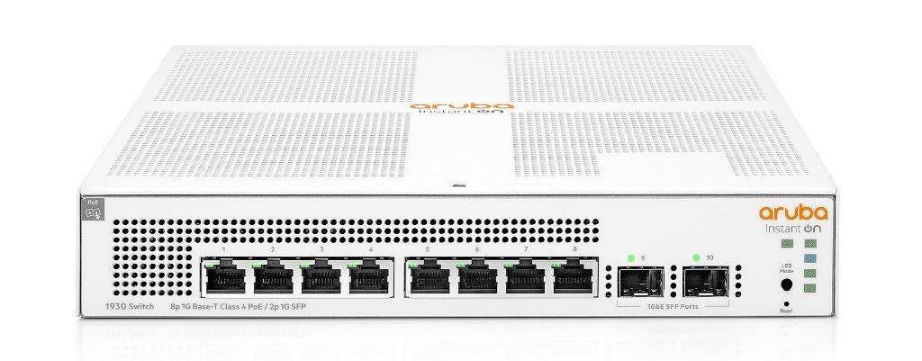 HPE Aruba Instant On 1930 8G Class4 PoE 2SFP 124W switch, Ophalen of Verzenden, Gebruikt