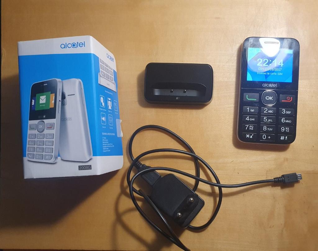 GSM Alcatel, Telecommunicatie, Mobiele telefoons | Sony, Ophalen of Verzenden, Zo goed als nieuw, Klassiek of Candybar, Zonder simlock