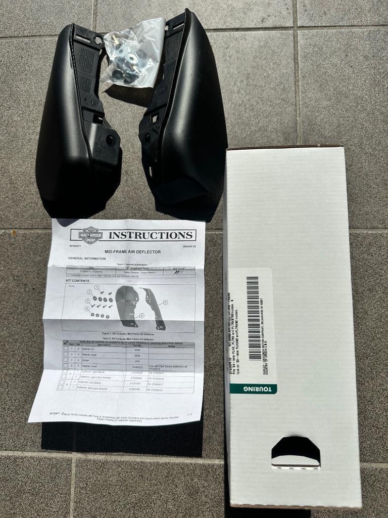 Harley Davidson mid frame deflectors, Motoren, Ophalen of Verzenden