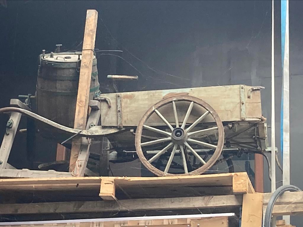 Hondekar met tuig, Dieren en Toebehoren, Zo goed als nieuw