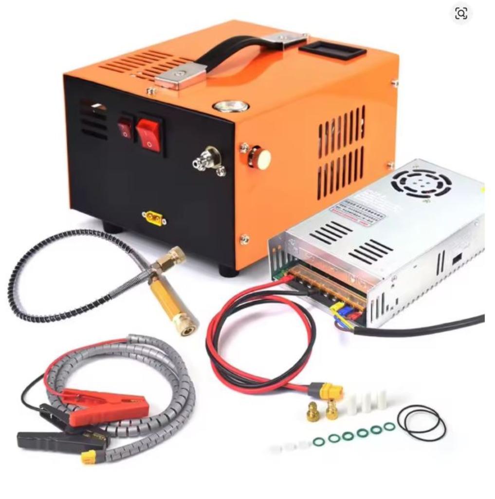 Sterke Draagbare Pcp Luchtcompressorpomp 12V/220-V. 300 Bar, Envoi, Neuf