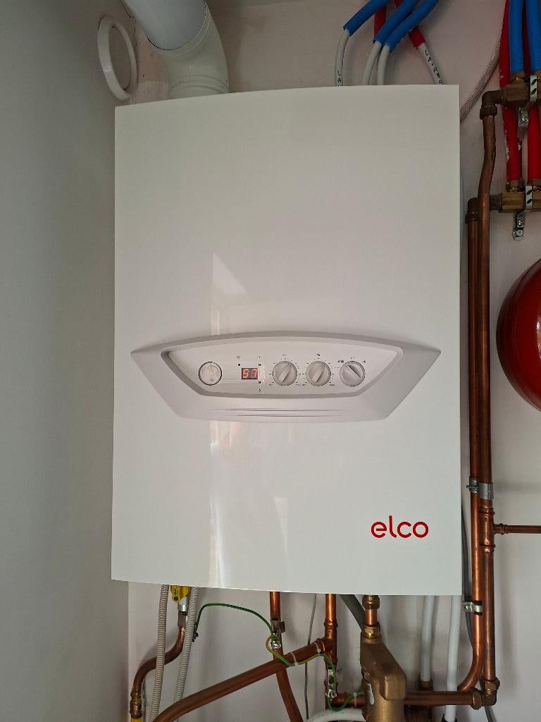 Aardgasketel elco met boiler en thermostaat, Doe-het-zelf en Bouw, Ophalen, Gebruikt, Aardgas, Boiler