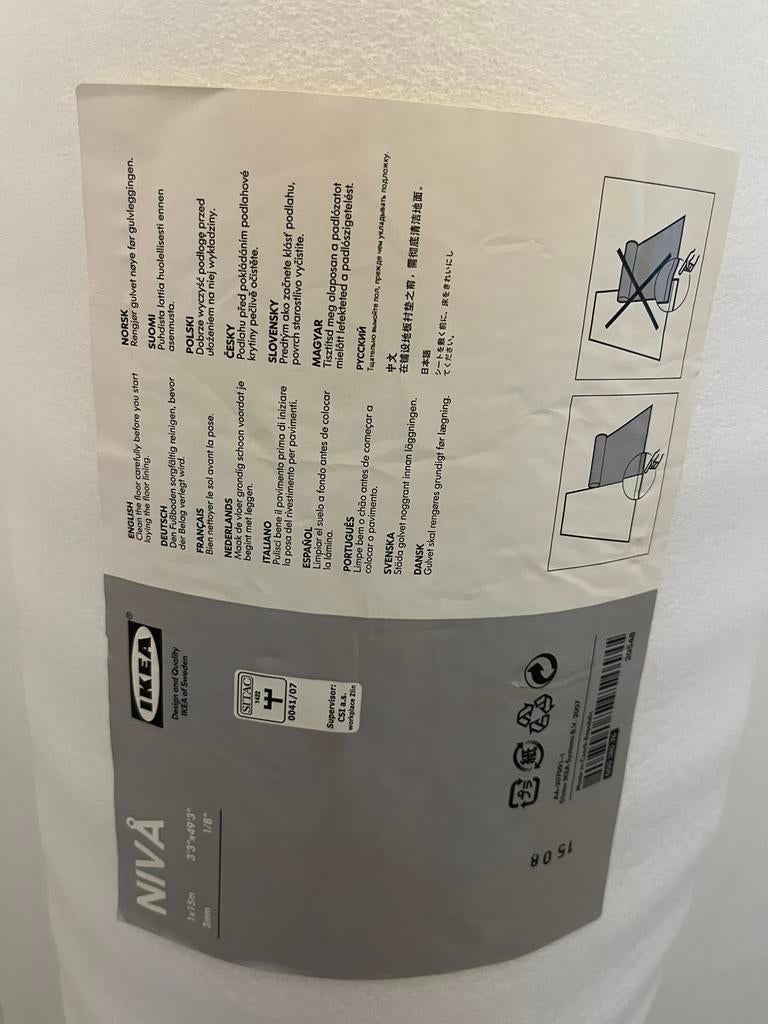 Ikea ondervloer, Ophalen, Nieuw