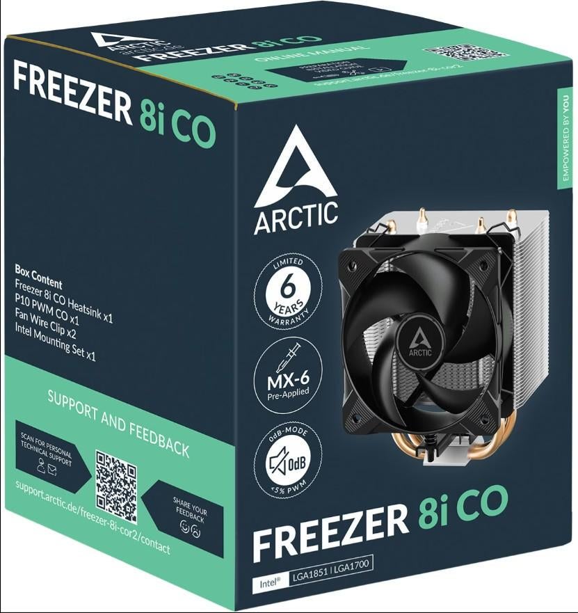 Artic CPU Cooler Socker LGA 1700/ 1851 in de verpakking, Ophalen, Nieuw, Luchtkoeling