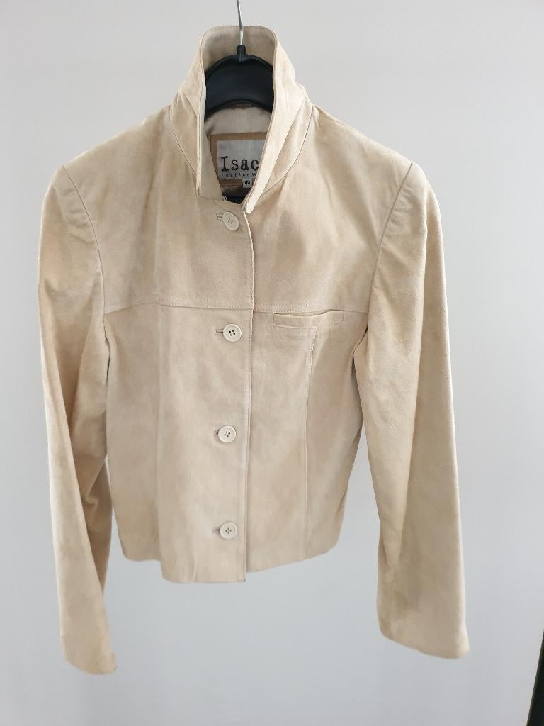 Jasje daim, Vêtements | Femmes, Taille 38/40 (M), Enlèvement ou Envoi, Beige, Comme neuf