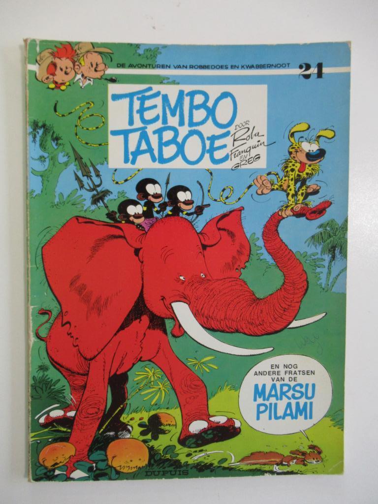 robbedoes...nr.24...tembo taboe...........1st, Boeken, Stripverhalen, Ophalen of Verzenden, Gelezen