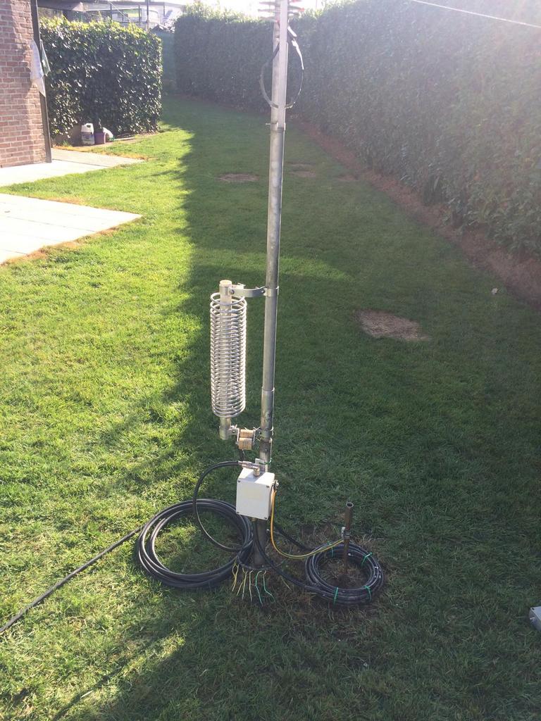 Te koop HF Toploaded Verticale Butternut 40-80-160m, Ophalen, Gebruikt, Antenne