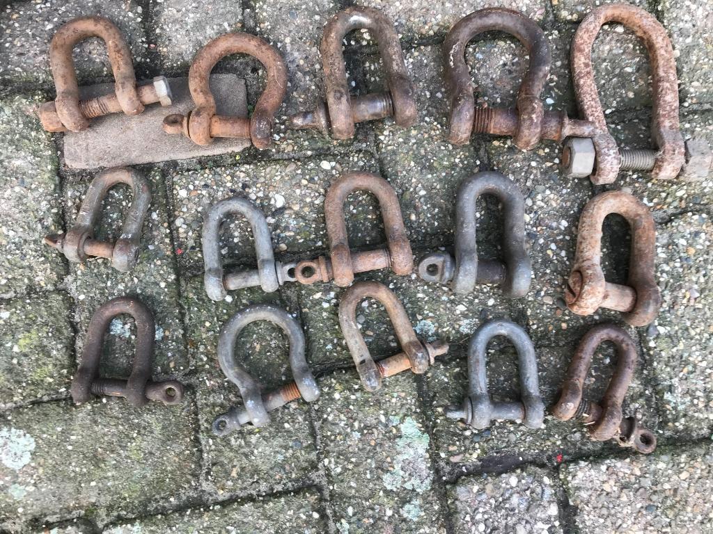 diverse maten sluitingen, Ophalen, Gebruikt