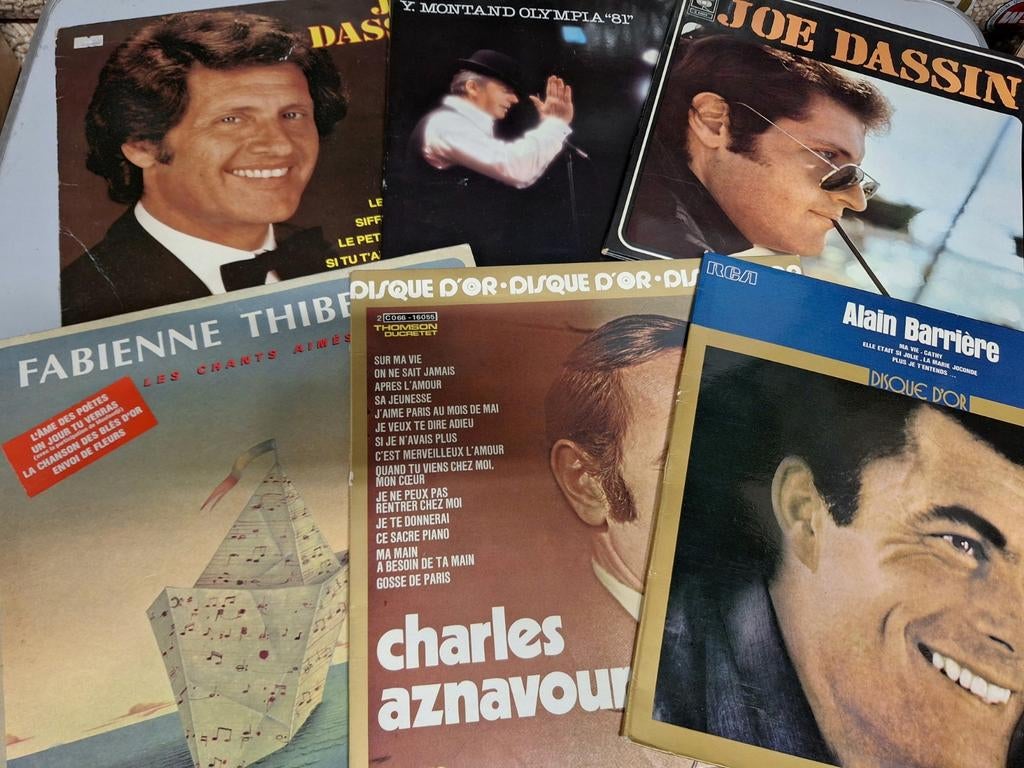 Lot 40 x Lp's Vinyl Chanson Française (3), CD & DVD, Vinyles | Compilations, Utilisé, 12 pouces, Enlèvement ou Envoi