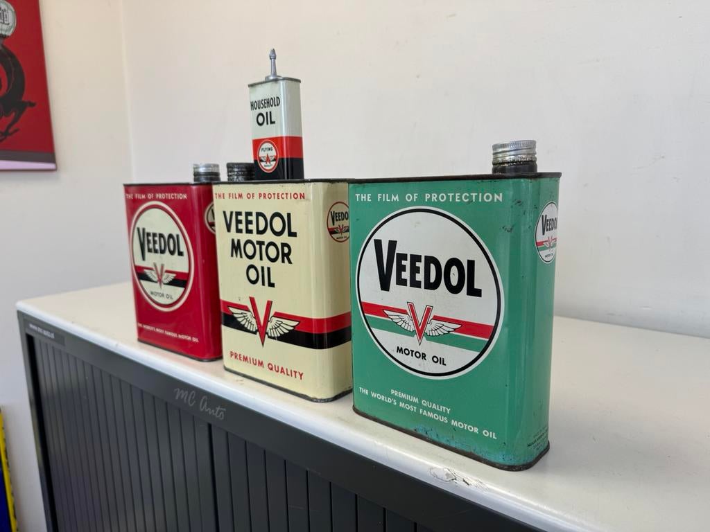 Bidons d'huile Veedol, Collections, Enlèvement ou Envoi