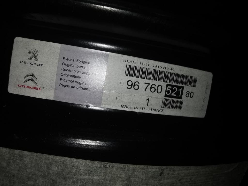 Jantes en tôle peugeot, Enlèvement, Jante(s)