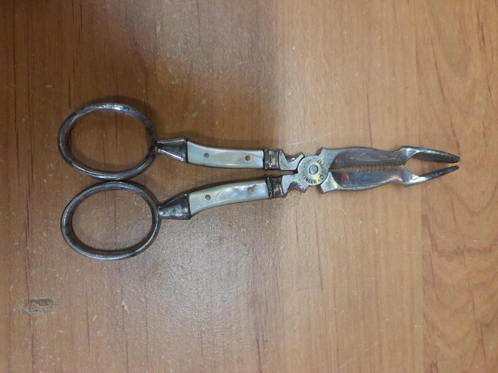 Pince à sucre Alto Wald Solingen poignées nacre, Antiquités & Art, Envoi