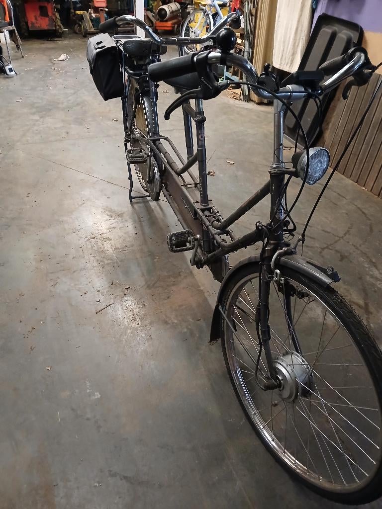 electrische tandem, Fietsen en Brommers, Fietsen | Tandems, Ophalen, Gebruikt, Minder dan 10 versnellingen, Gazelle