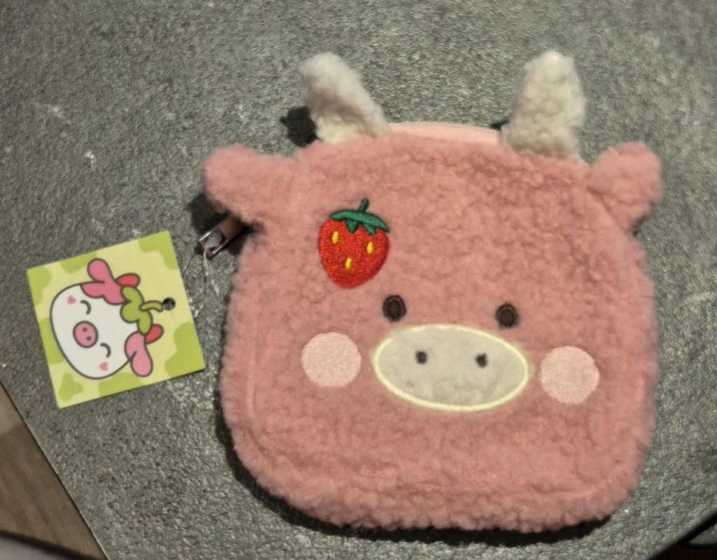 Klein tasje van roze koe - NIEUW, Ophalen of Verzenden, Roze