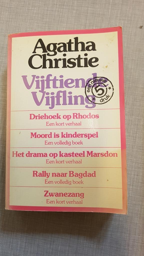 leesboeken agatha christie 5 lingen, Ophalen of Verzenden, Gelezen, Agatha Christie