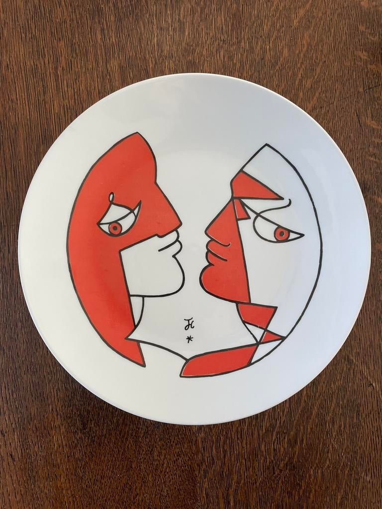 Jean Cocteau - Porcelaine de Couleuvre, Antiquités & Art, Enlèvement ou Envoi