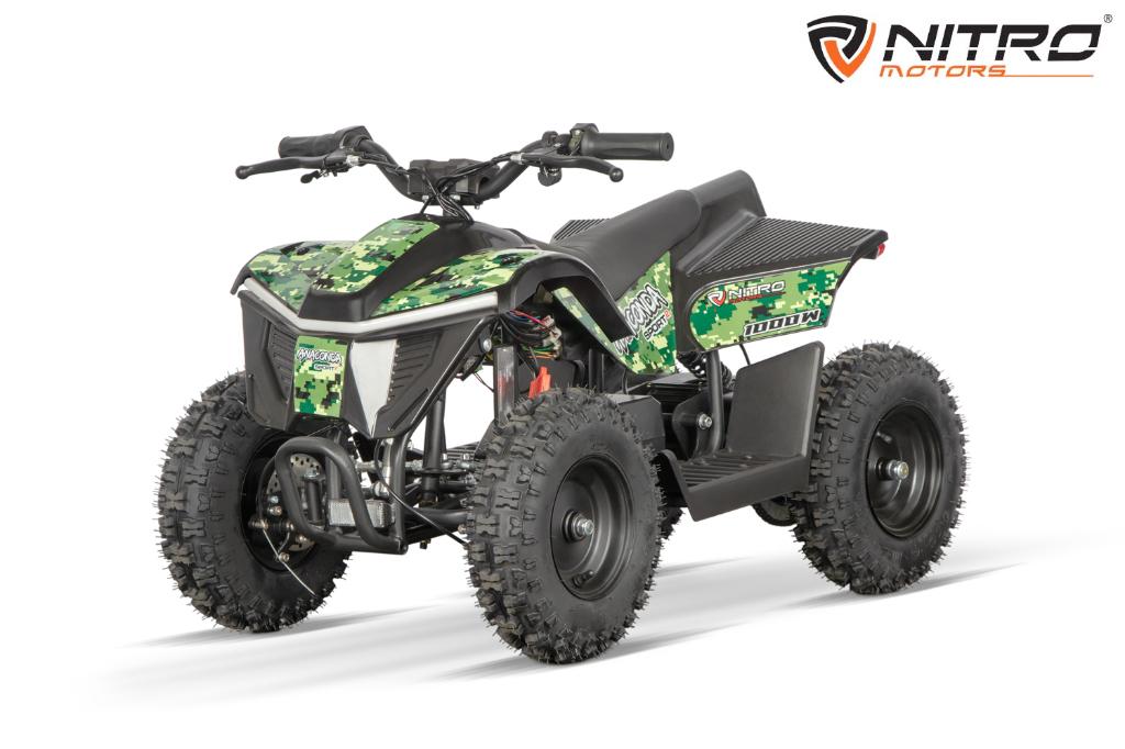 E-QUAD Anaconda VX 1000W 36V12Ah Lithium, 1000 cm³, Jusqu'à 11 kW