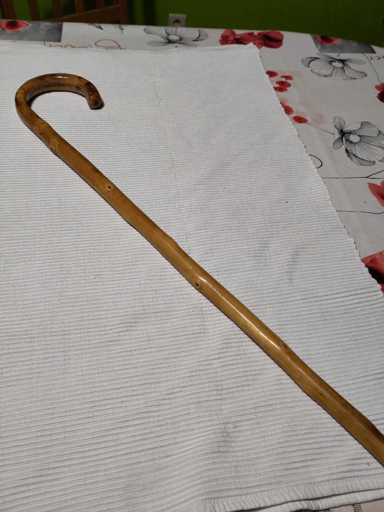 houten wandelstok, Ophalen