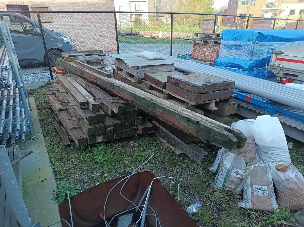 Eiken balk, Doe-het-zelf en Bouw, Metalen, Ophalen