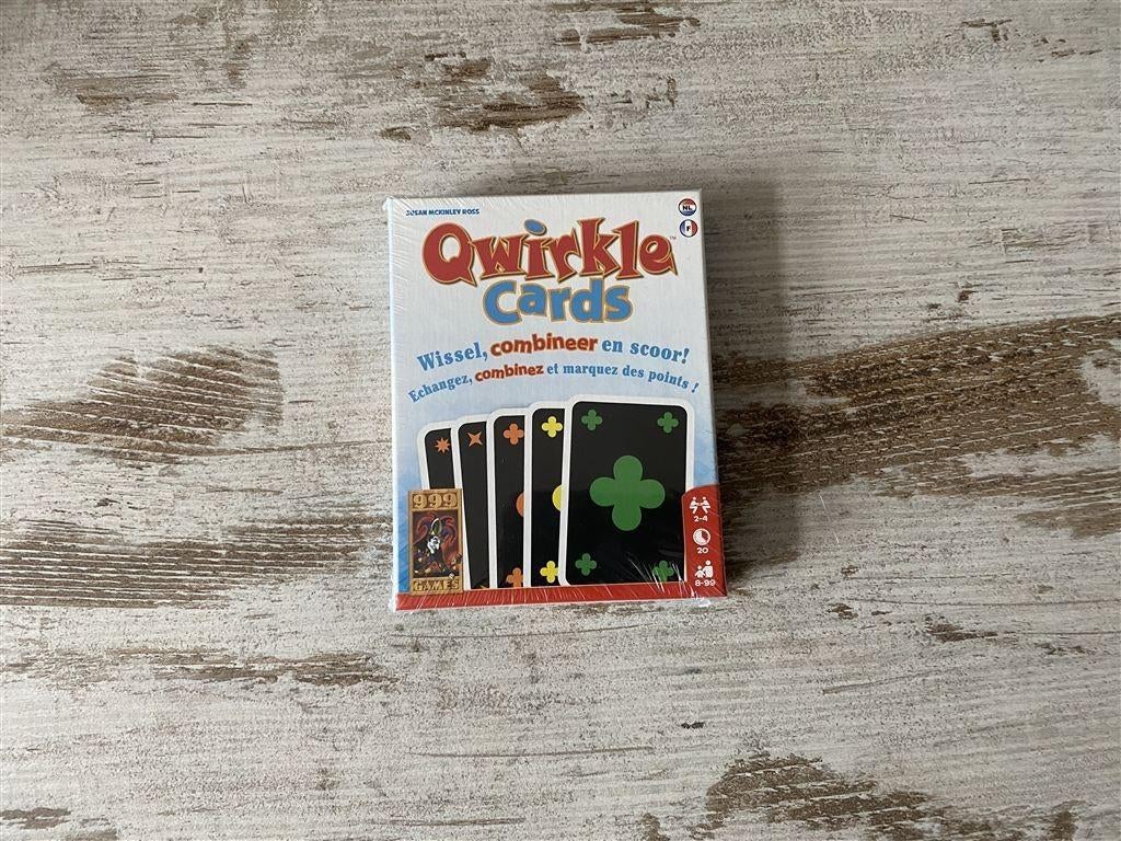 Qwirkle cards kaartspel 999 games [s598], Hobby en Vrije tijd, Gezelschapsspellen | Bordspellen, Verzenden, Zo goed als nieuw