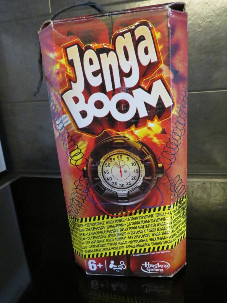 Jenga boom, Hobby en Vrije tijd, Gezelschapsspellen | Overige, Vijf spelers of meer, Ophalen of Verzenden, Zo goed als nieuw, Hasbro gaming
