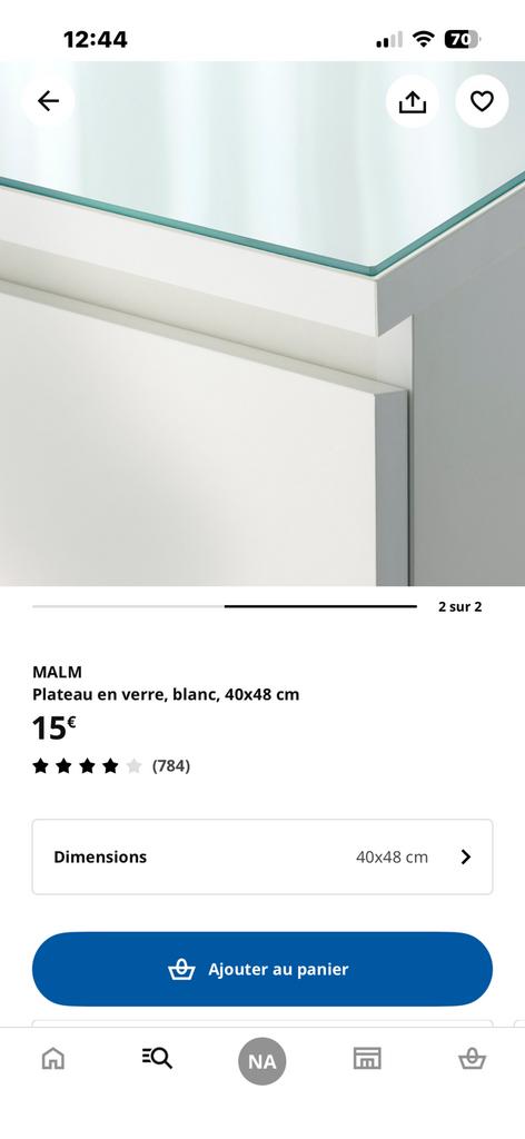 Commode malm ikea ( couleur bois), Maison & Meubles, Enlèvement, Comme neuf