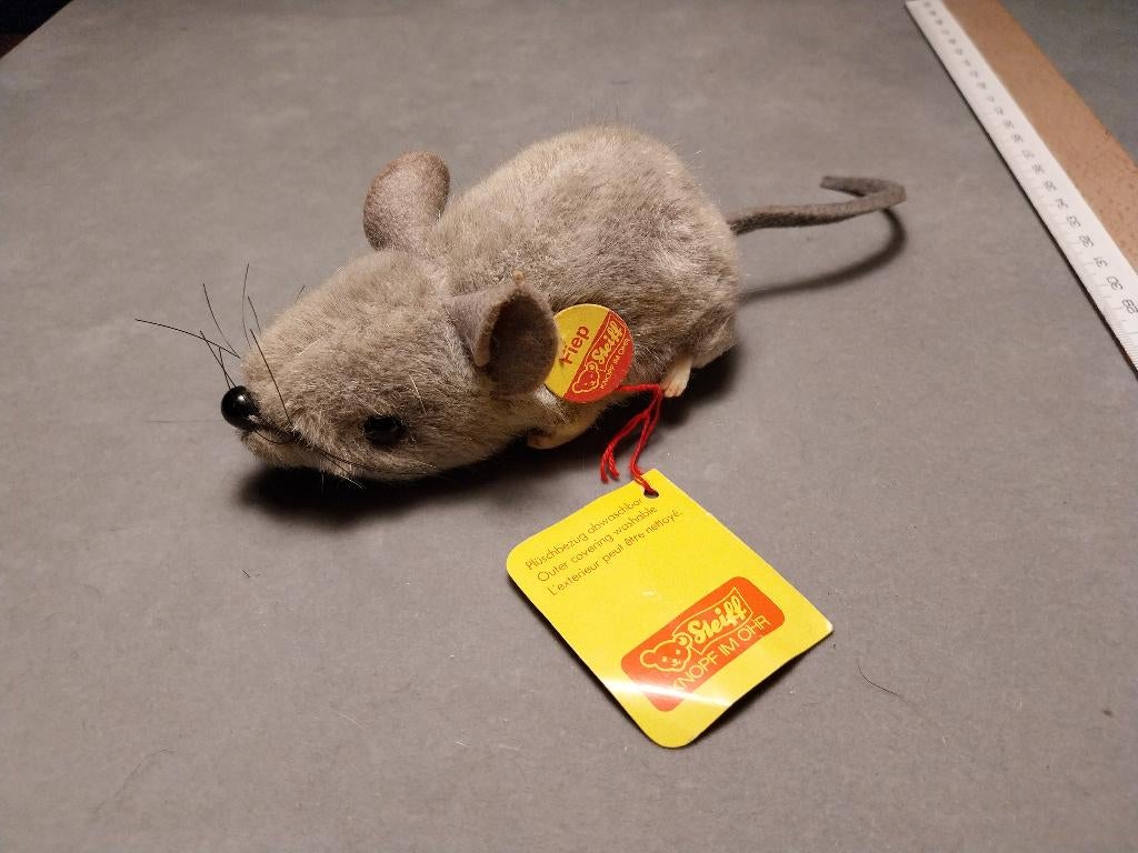 Steiff Fiep muis knuffel, Collections, Ours & Peluches, Enlèvement ou Envoi, Steiff