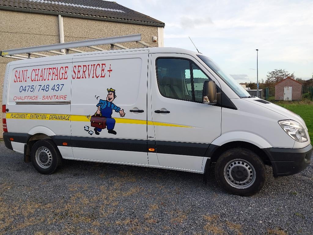 sprinter L2 H1 1e eigenaar 216cdi 163cv Auto 217000km Euro5, Auto's, Automaat, Euro 5, Zwart, 4 cilinders