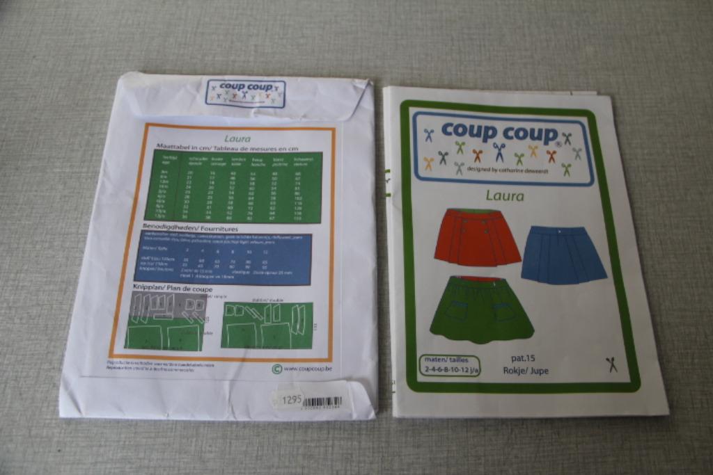 Patron de couture # 15  jupes 2 à 12 ans Coup Coup, Hobby & Loisirs créatifs, Patrons de vêtements, Comme neuf, Autres types, Enfant