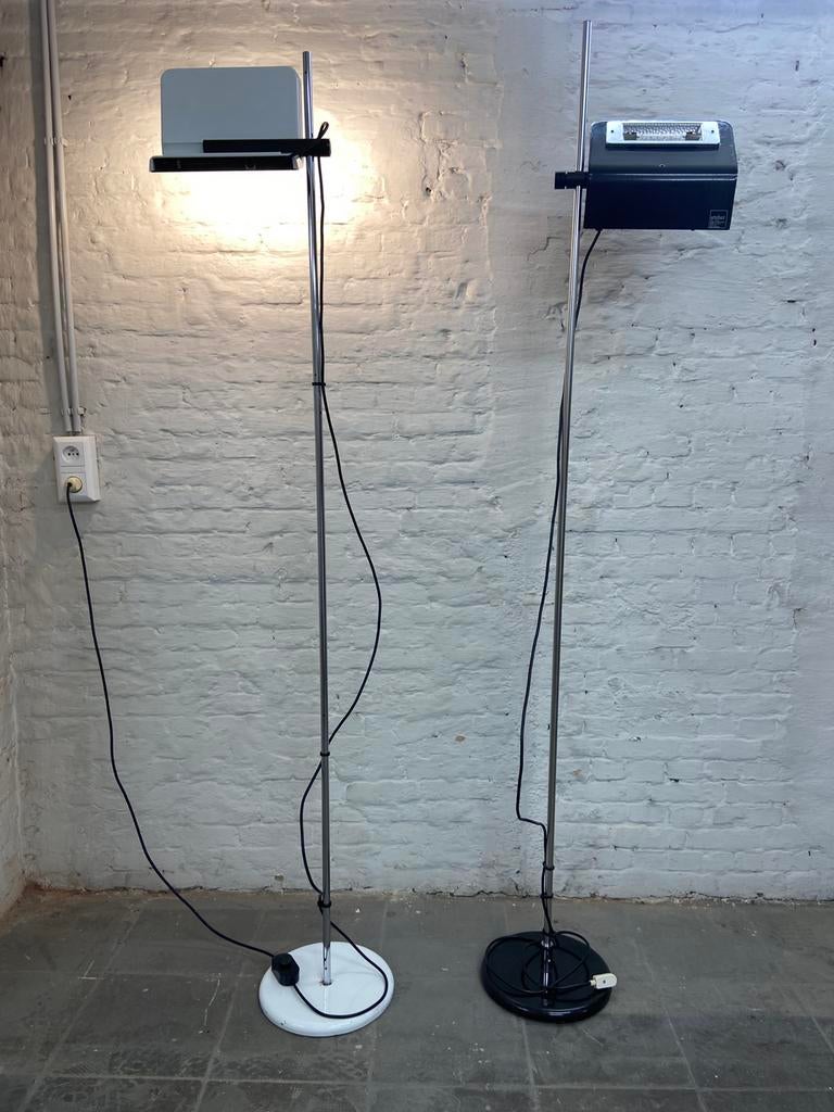 Vintage Arteluce 1105/D lampen door Bruno Gecchelin, Ophalen, Gebruikt, Metaal