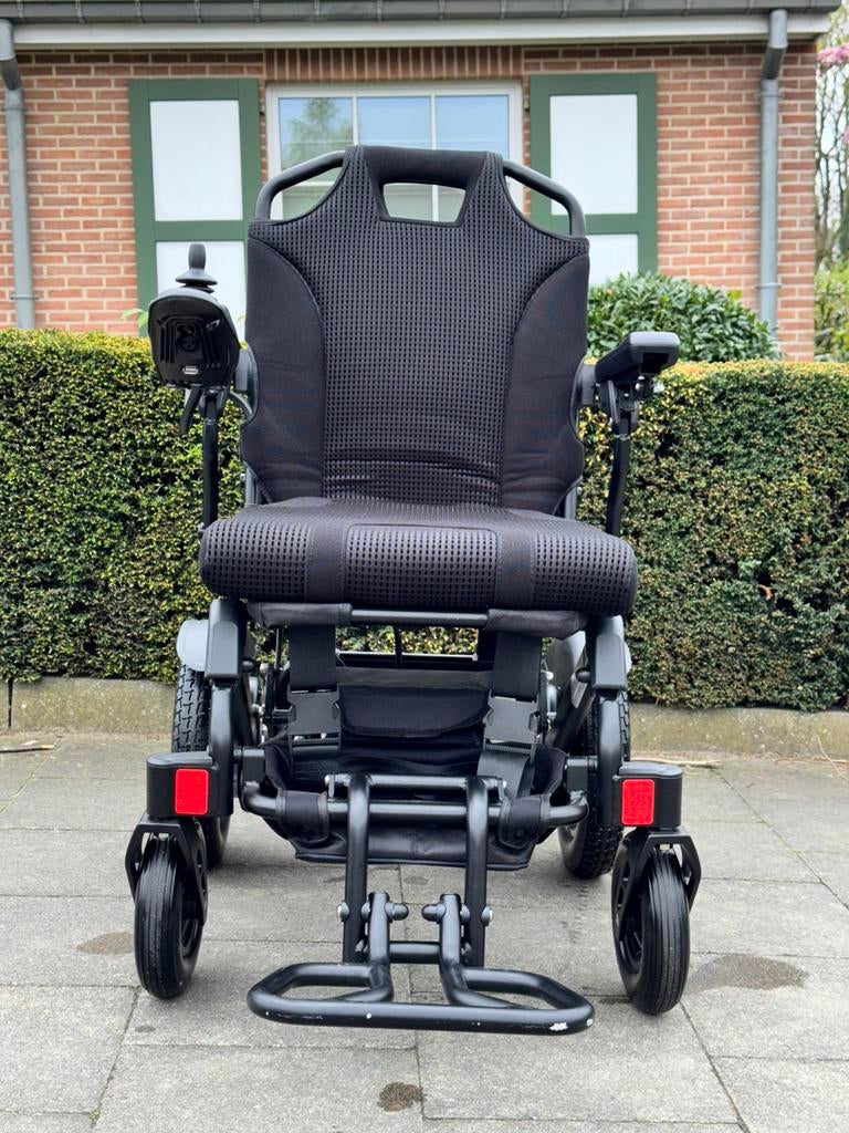Opvouwbare Plooibare elektrische rolstoel nieuwstaat, Ophalen of Verzenden, Inklapbaar, Zo goed als nieuw, Elektrische rolstoel