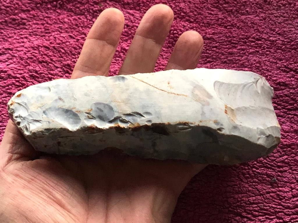 STEENTIJD gepolijste BIJL 4000 jr Neolithicum bodemvondst, Ophalen of Verzenden, Overige typen