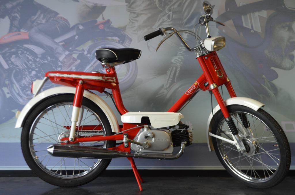 Honda Amigo perfect gerestaureerd werkelijk in topconditie, Fietsen en Brommers, Ophalen, Overige modellen, 0 versnellingen, 49 cc