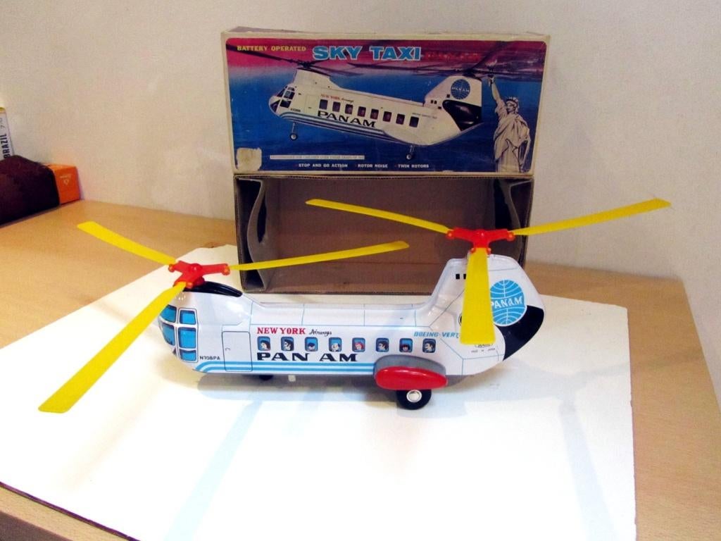 Sky Taxi PAN AM Helicopter Haji Japan Stop and Go (1960's), Ophalen of Verzenden, Zo goed als nieuw, Overige typen, Helikopter