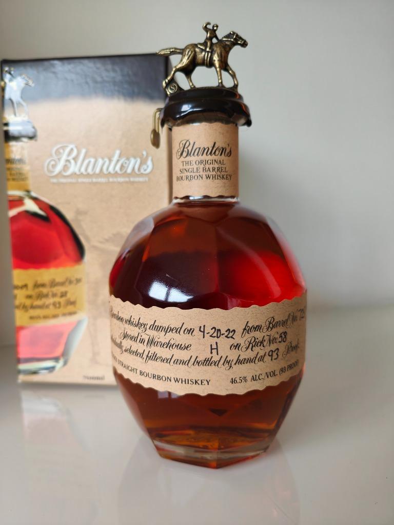 Blanton's Original, LMDW, Bottle 143, Barrel 725, Stopper"S", Overige typen, Nieuw, Ophalen of Verzenden, Noord-Amerika
