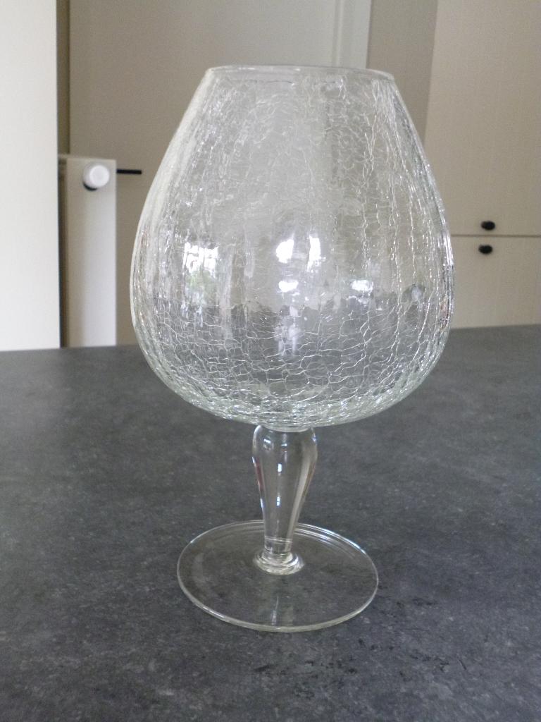 Cracklé sierglas, Ophalen