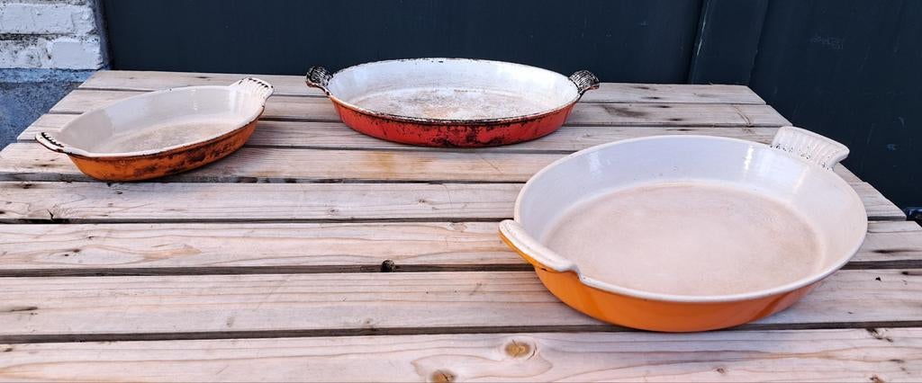 Pan pannen gietijzeren braadpannen decoratie, Antiek en Kunst, Ophalen of Verzenden