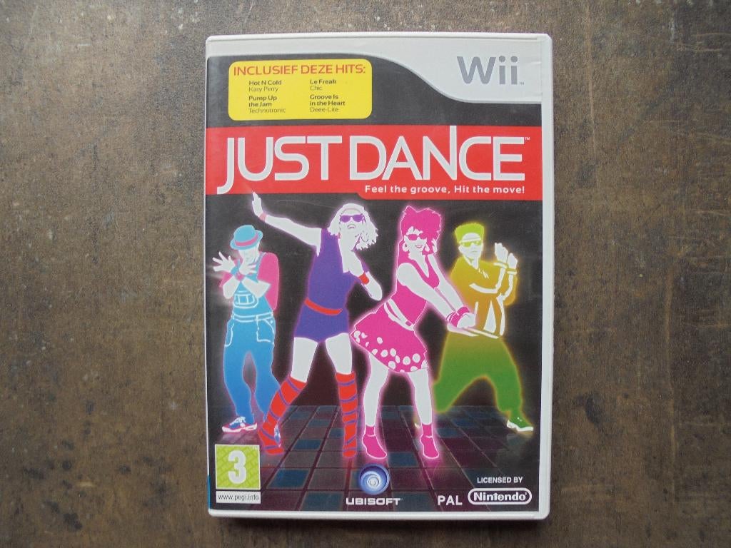 Just Dance voor Wii (zie foto's), Games en Spelcomputers, Games | Nintendo Wii, Muziek, Gebruikt, Ophalen of Verzenden, 3 spelers of meer