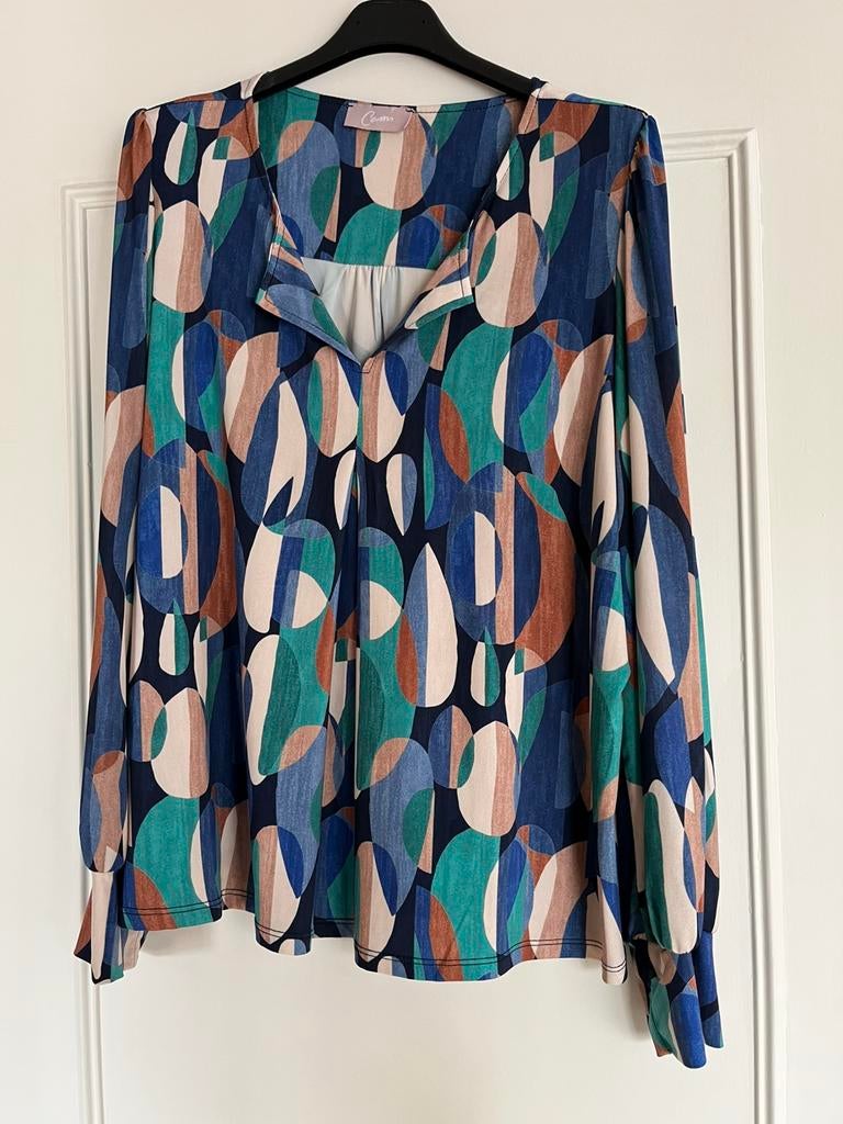 Blouse cassis maat xl, Kleding | Dames, Blouses en Tunieken, Ophalen of Verzenden, Zo goed als nieuw, Maat 46/48 (XL) of groter