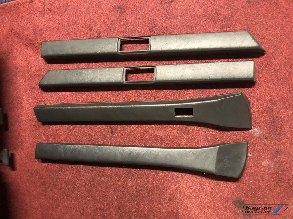 Bmw E28 deurpanelen bovenste deel zwart nette staat 5-serie, Auto-onderdelen, Interieur en Bekleding, Gebruikt, -, -, Ophalen of Verzenden